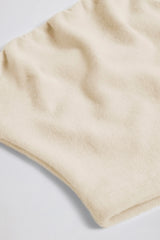 Brushed Jersey Bandeau Top in Ecru