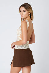 Butterfly Lace Tank
