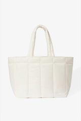 Waterproof Puffer Tote Bag in Ice