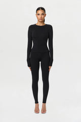 Naked Crewneck Top