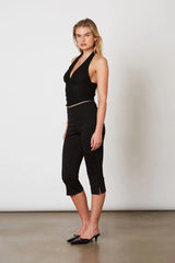 Lace Up Capri