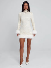 Vyorix OMEYA MINI DRESS WHITE