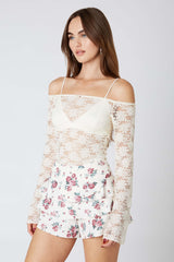 Ruffle Floral Skort