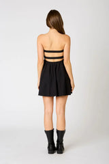 Strapless Babydoll Mini Dress