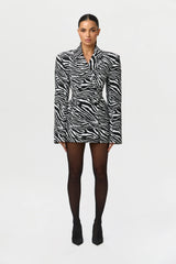 Suiting Zebra Jacquard Blazer