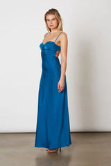 Satin Bustier Gown