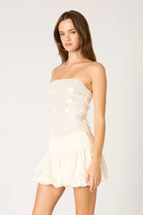 Sequin Tube Top