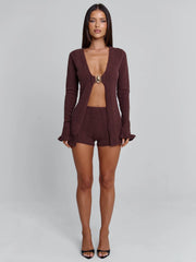 Vyorix VELMA SHORTS CHOCOLATE