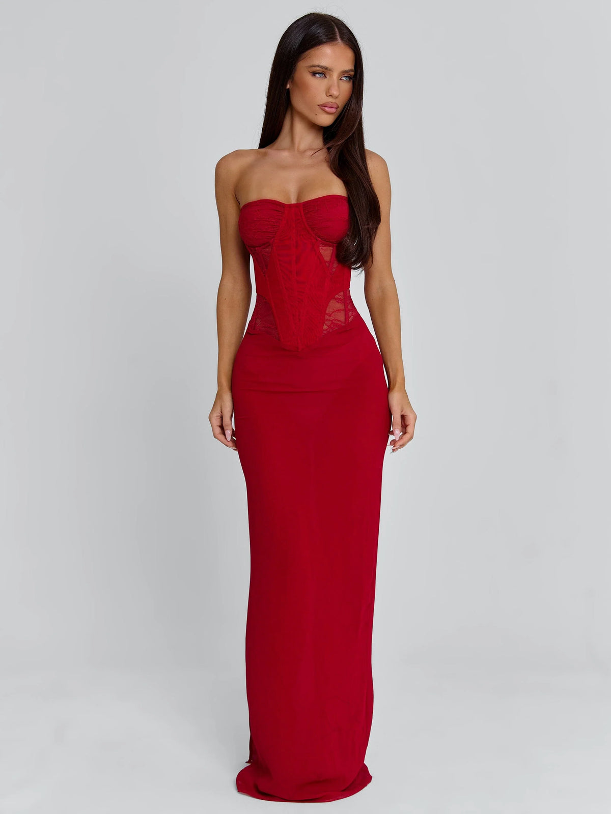 Vyorix ALEXIAM MAXI DRESS RED
