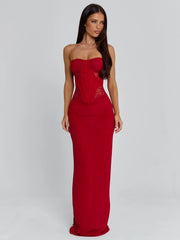 Vyorix ALEXIAM MAXI DRESS RED