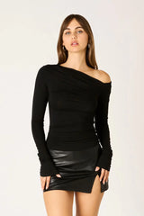 Stretch Jersey Long Sleeve Top