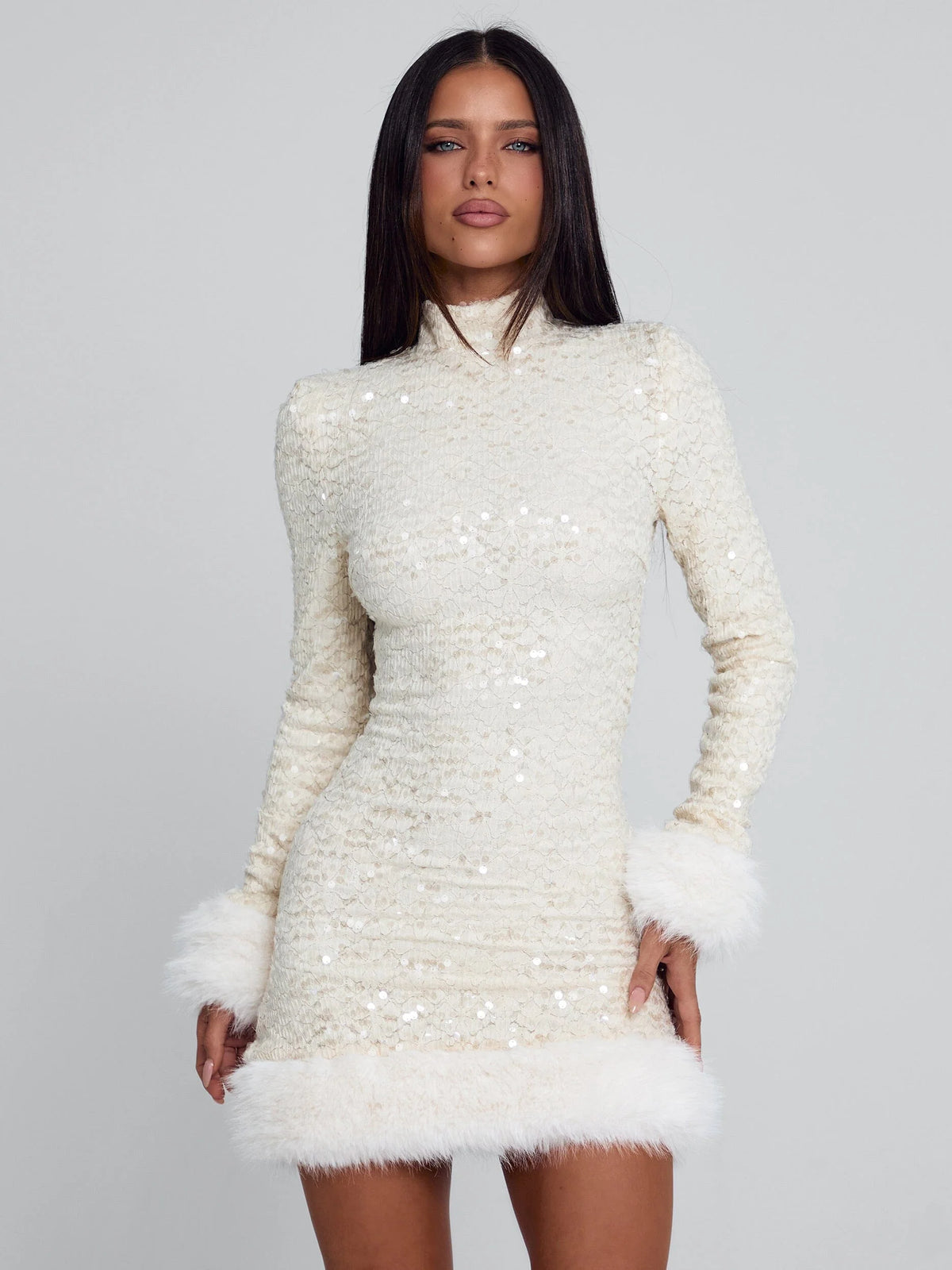 Vyorix OMEYA MINI DRESS WHITE