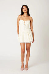 Floral Lace Mini Dress