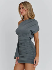 Vyorix ALLIE MINI DRESS SLATE