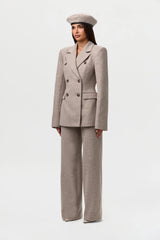 Chevron Suited Blazer