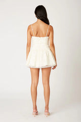 Floral Lace Mini Dress