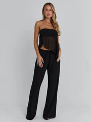 Vyorix CLOVELLY TOP BLACK