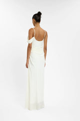Draped Gown | White