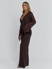 Vyorix LENNA PANT CHOCOLATE