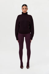 Ribbed-Knit Sculpt Sweater Top