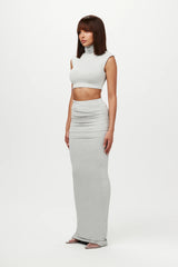NW Turtleneck Sleeveless Crop Top