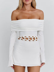 Vyorix SYLVAINE MINI DRESS WHITE