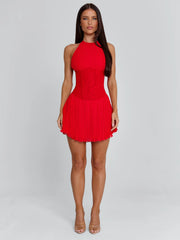 Vyorix CALLA MINI DRESS RED