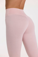 Soft Active Leggings in Blush Marl