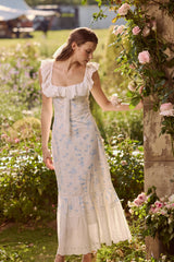 Clara Cotton Floral Maxi Dress