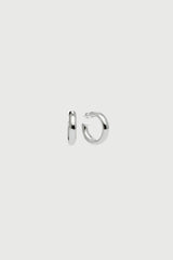 Silver Small Hoops