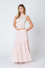 Tiered Maxi Skirt