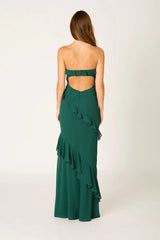 Cascade Ruffle Gown