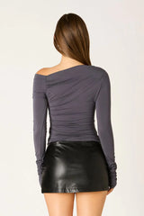Stretch Jersey Long Sleeve Top