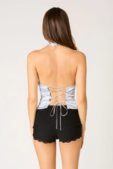 Lace Up Halter Top