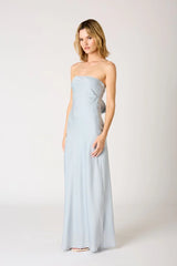 Strapless Cowl Gown