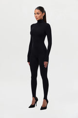 Naked Turtleneck Stirrup Jumpsuit