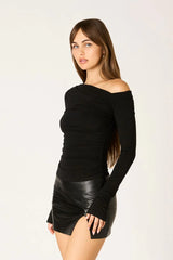 Stretch Jersey Long Sleeve Top