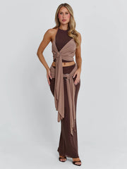 Vyorix NERINA TOP CHOCOLATE