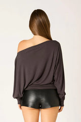 Off-Shoulder Jersey Top
