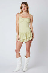 Swiss Dot Romper