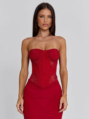 Vyorix ALEXIAM MAXI DRESS RED