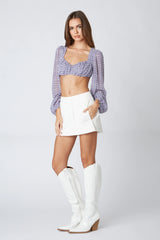 Long Sleeve Cropped Top