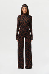 Naked Print Wide-Leg Jumpsuit
