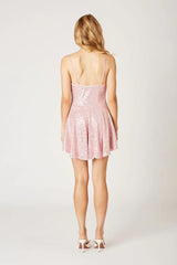 Sequin Asymmetrical Dress