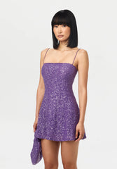 Sequin Thin Strap Mini Dress