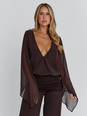 Vyorix LENNA PANT CHOCOLATE