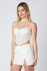 Lace Scarf Top
