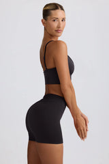 Define Luxe Mini Shorts in Black