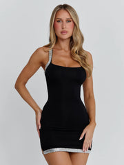 Vyorix ZANTHE MINI DRESS BLACK