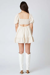 Linen Keyhole Romper